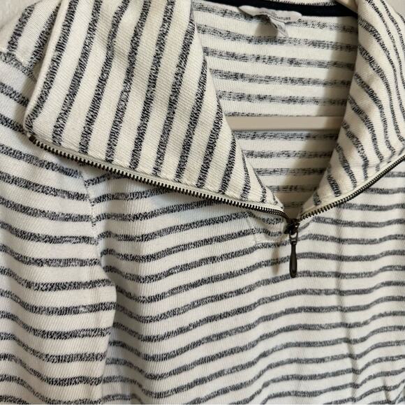 L.L Bean Signature | Size XS Knit Half Zip Pullover Stripes Preppy Long Sleeve - Picture 2 of 10